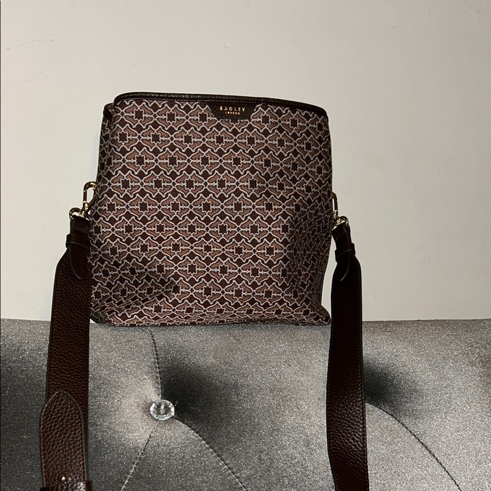 RADLEY LONDON Geometric Brown Crossbody Bag